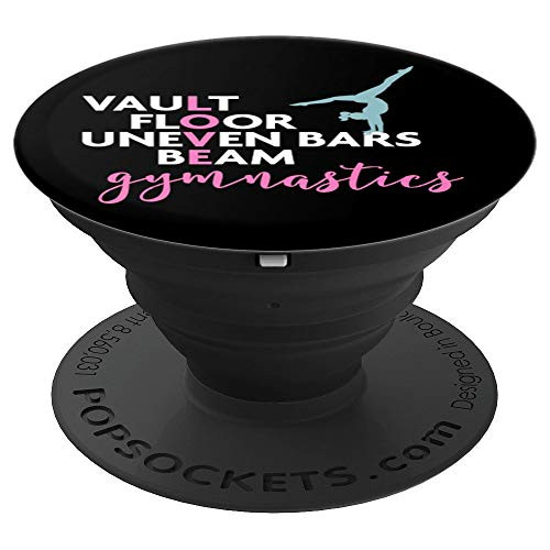 Gymnastics Gift   Floor Exercise   Love Gymnastics PopSockets Grip and Stand for Phones and Tablets
