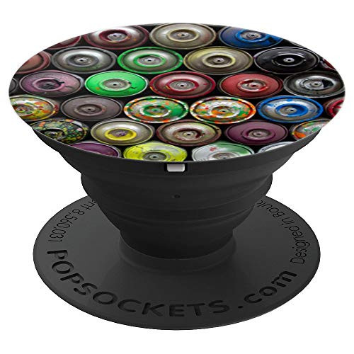 Graffiti Spray Cans Paint PopSockets Grip and Stand for Phones and Tablets
