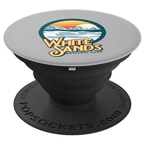 Vintage White Sand National Park Retro Vibe Eighties Graphic PopSockets Grip and Stand for Phones and Tablets Vintage White Sand National Park Retro Vibe Eighties Graphic PopSockets Grip and Stand for Phones and Tablets