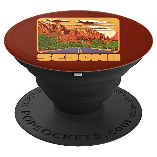 Retro Sedona Arizona Vintage Road Trip Outdoors Graphic PopSockets Grip and Stand for Phones and Tablets