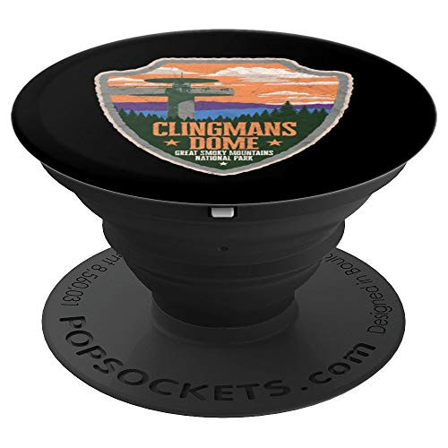 Clingmans Dome Great Smoky Mountains Park Vintage PopSockets Grip and Stand for Phones and Tablets
