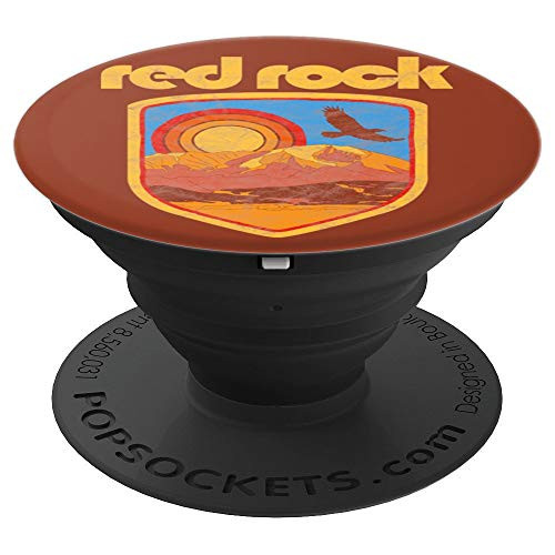Red Rock Canyon Retro Vintage Style Graphic PopSockets Grip and Stand for Phones and Tablets Red Rock Canyon Retro Vintage Style Graphic PopSockets Grip and Stand for Phones and Tablets