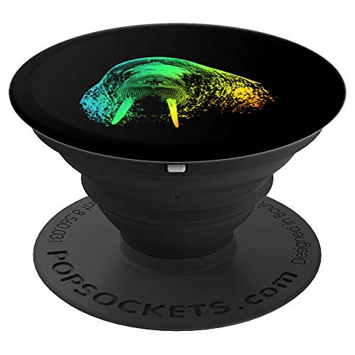 Walrus Colorful Vintage Retro PopSockets Grip and Stand for Phones and Tablets