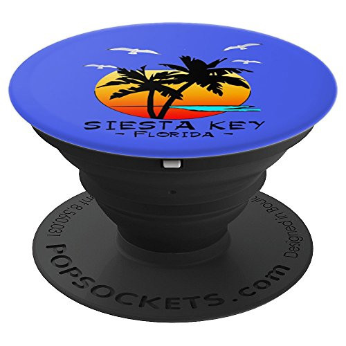 SIESTA KEY FLORIDA ISLAND BEACH VACATION PopSockets Grip and Stand for Phones and Tablets
