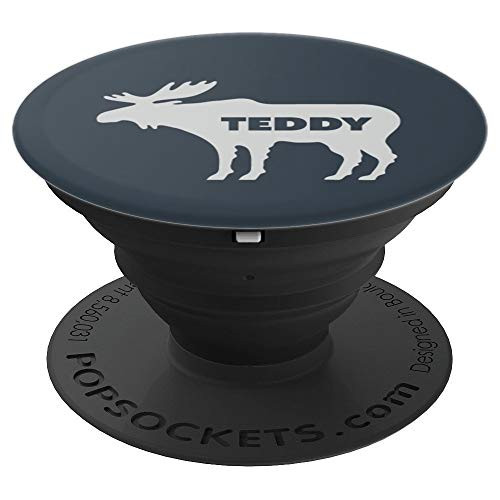 Teddy Roosevelt Bull Moose PopSockets Grip and Stand for Phones and Tablets