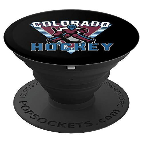 Old School Colorado Hockey Retro 90s PopSockets Grip and Stand for Phones and Tablets Old School Colorado Hockey Retro 90s PopSockets Grip and Stand for Phones and Tablets