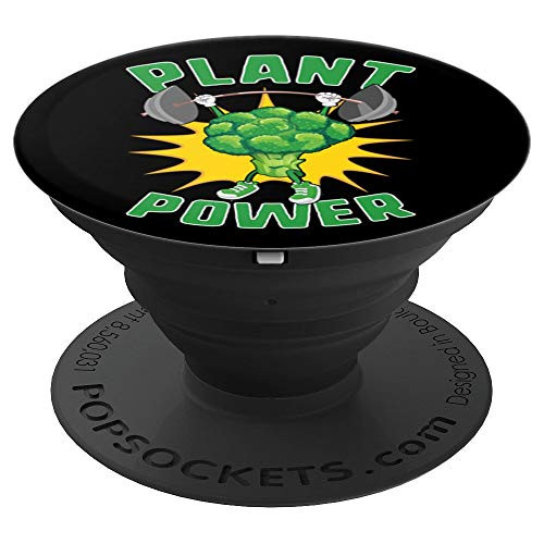 Broccoli lifting weights vegan bodybuilding PopSockets Grip and Stand for Phones and Tablets Broccoli lifting weights vegan bodybuilding PopSockets Grip and Stand for Phones and Tablets