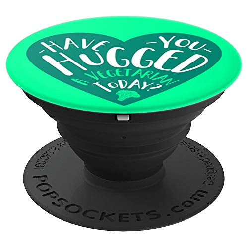 Have You Hugged a Vegetarian Today PopSockets Grip and Stand for Phones and Tablets