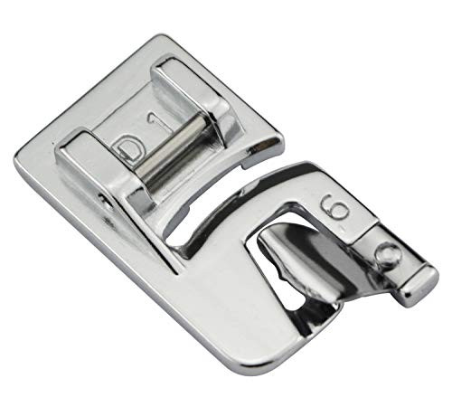 ZIGZAGSTORM 202080006 Snap On Hemmer Presser Foot 6MM for 9mm Max Stitch Width Machines for Janome Elna Sewing Machine   859404000