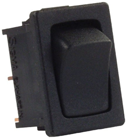 JR Products 12811 5 Black 12V Mini Momentary On Off Switch