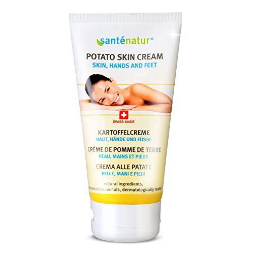 Santenatur Potato Skin Cream for Skin  Hands  Feet   Natural Moisturizing Day   Night Lotion for Sensitive Skin   Chemical Free  1 6 oz