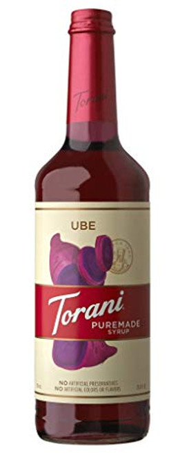 Torani Puremade Syrup Ube Flavor Glass Bottle Natural Flavors 25 4 Fl Oz 750 mL Torani Puremade Syrup Ube Flavor Glass Bottle Natural Flavors 25 4 Fl Oz 750 mL