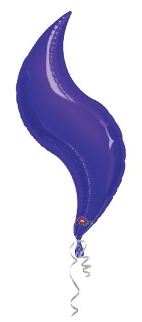 Anagram International Curve Flat Foil Balloon 42 Purple Anagram International Curve Flat Foil Balloon 42 Purple