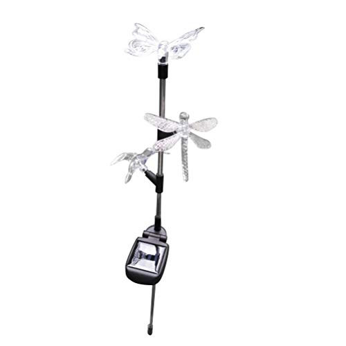 Solar Garden Stake Lights Hummingbird Butterfly and Dragonfly Multi Color Changing Decorative Landscape Light for Garden Patio Lawn Yard Decorations Solar Garden Stake Lights Hummingbird Butterfly and Dragonfly Multi Color Changing Decorative Landscape Light for Garden Patio Lawn Yard Decorations
