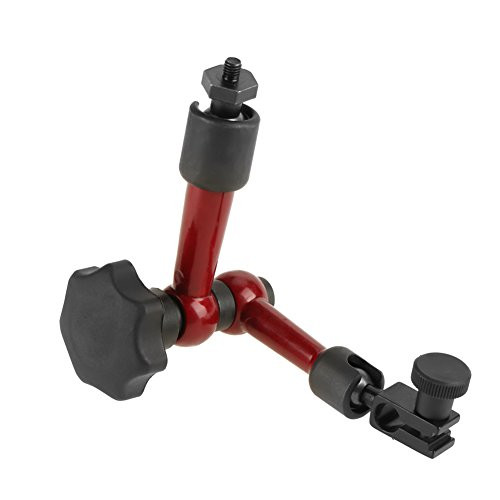 Delaman Dial Gage Holder Adjustable Universal Magnetic Metal Base Stand  Flexible On Off  for Digital Dial Test Indicator