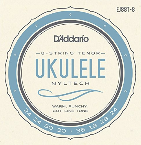 D Addario Nyltech Ukulele Set  8 String Tenor  EJ88T 6