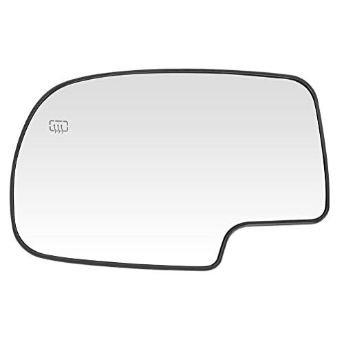 ZENITHIKE Smooth Driver Side Mirror Glass Fit for 2002 2006 Chevy Avalanche Chevy Suburban 2001 2006 Chevy Silverado Chevy Tahoe 2001 2006 G MC Sierra G MC Yukon Heating