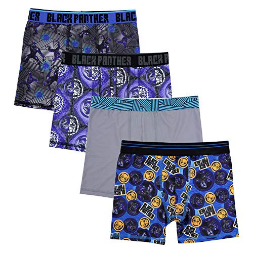 Marvel Boys  Big Avengers Athletic Boxer Brief  Blkpanthermulti  8