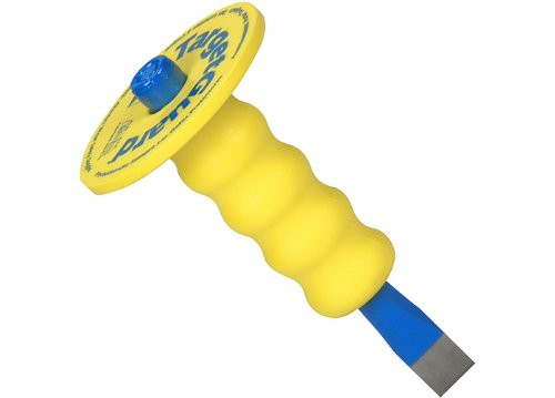 Dasco G337 12 Inch by 1 25 Inch Flat Utility Chisel with TargetGuard