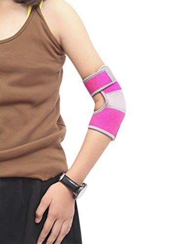 Kids Elbow Support Brace Girls Boys Breathable Sport Protector Compression Elbow Sleeve Adjustable Neoprene Elbow Brace Football Cycling Arm Wrap Elbow Support Injury Elbow Pad Guard Bandage