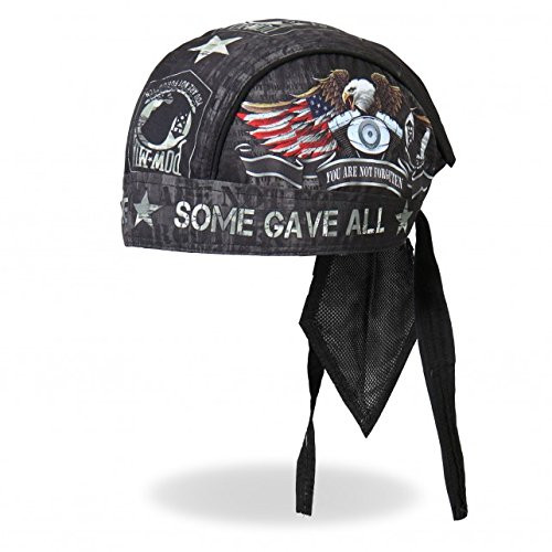 Hot Leathers Authentic Bikers Premium Headwraps  NEVER FORGOTTEN   All Gave Some  Some Gave All  HEADWRAP