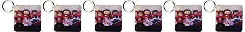 3dRose Raggedy Anns   Key Chains  2 25 x 4 5 inches  set of 6  kc 21551 3