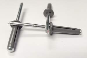 Edge Performance Products Gray 3 16  Large Head Tri Fold Exploding Aluminum Mandrel Pop Rivets 100 Pack