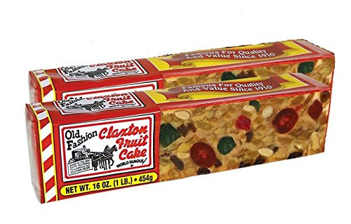 Claxton Fruit Cake Regular Recipe 1 Lb  Pack of 2