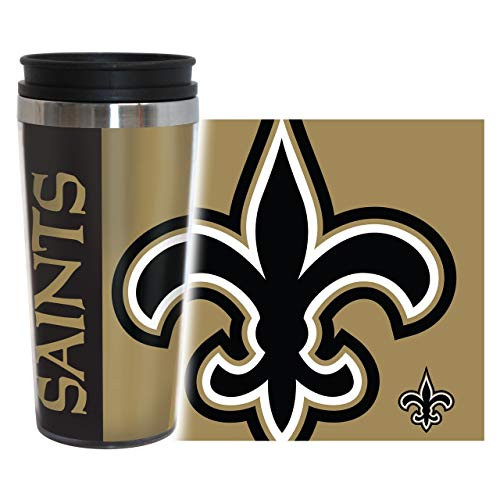 Boelter Brands NFL New Orleans Saints 14 Ounce Travel TumblerFull Wrap Hype Team Color 14 Ounce Boelter Brands NFL New Orleans Saints 14 Ounce Travel TumblerFull Wrap Hype Team Color 14 Ounce