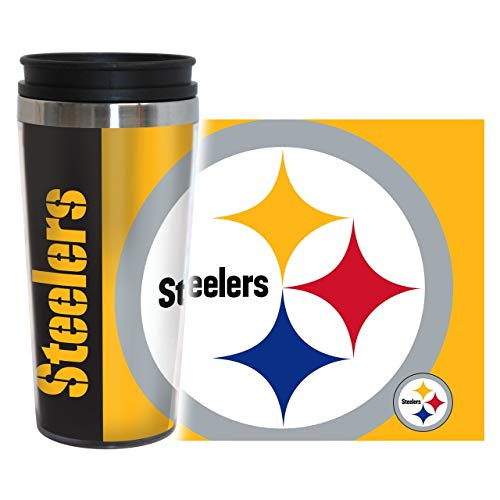 Boelter Brands NFL Pittsburgh Steelers 14 Ounce Travel TumblerFull Wrap Hype Team Color 14 Ounce Boelter Brands NFL Pittsburgh Steelers 14 Ounce Travel TumblerFull Wrap Hype Team Color 14 Ounce