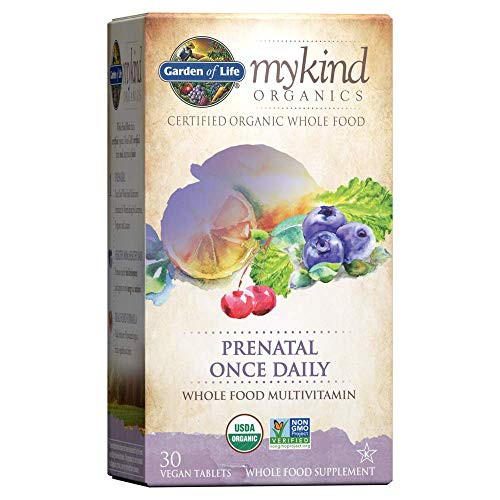 Garden of Life mykind Organics Prenatal Vitamins 30 Tablets Prenatal Once Daily Whole Food Vitamins for Women with Folate not Folic Acid Vitamin D3 Iron Vegan One a Day Prenatal Multivitamin Garden of Life mykind Organics Prenatal Vitamins 30 Tablets Prenatal Once Daily Whole Food Vitamins for Women with Folate not Folic Acid Vitamin D3 Iron Vegan One a Day Prenatal Multivitamin