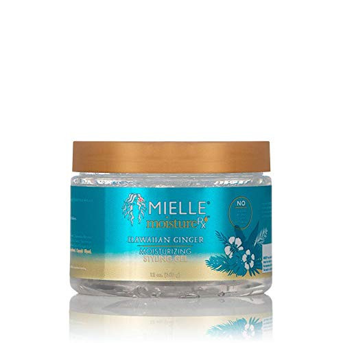 Mielle Organics Moisture Rx Hawaiian Ginger Styling Gel  Sulfate and Paraben Free  12 Ounces