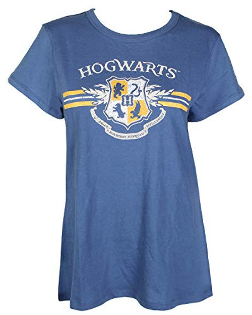 Juniors Harry Potter Hogwarts Crest Short Sleeve T Shirt Large Juniors Harry Potter Hogwarts Crest Short Sleeve T Shirt Large
