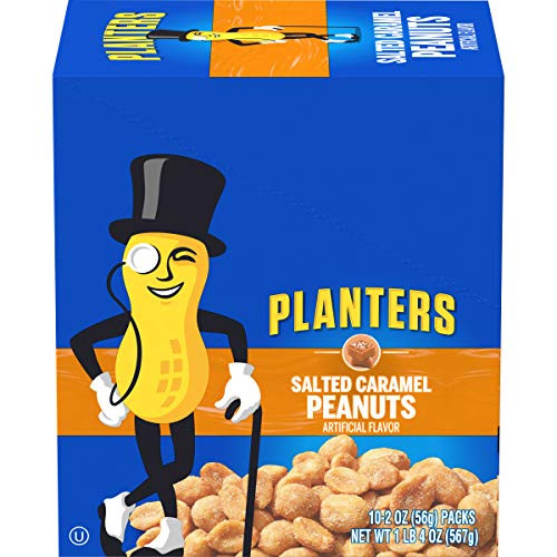Planters Salted Caramel Peanuts 2 oz Packets Pack of 10 Planters Salted Caramel Peanuts 2 oz Packets Pack of 10