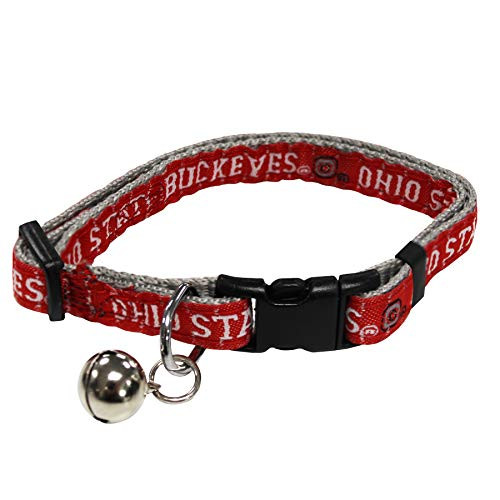 Pets First Collegiate Pet Accessories Cat Collar Ohio State Buckeyes One Size Pets First Collegiate Pet Accessories Cat Collar Ohio State Buckeyes One Size