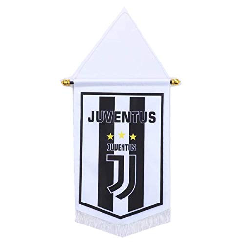 JUVE Soccer Club Flag Decoration Vertical Hanging Pentagon Flag