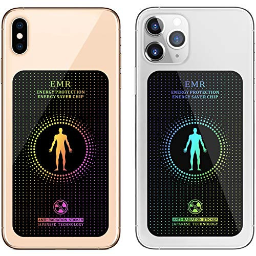 Anti Radiation Stickers for 5G Cell Phone  99 EMF Protection Shield  Neutralizer Sticker Shield Blocker  for All Electronics  3G  4G  5G Radiation  iPhone  Laptops  Tablets  WiFi    2 Pcs
