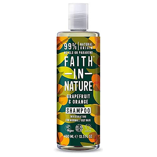 Faith In Nature Grapefruit and Orange Invigorating Shampoo For Normal To Oily Hair 400ml