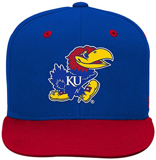 NCAA Kansas Jayhawks Infant Outerstuff 2 Tone Flat Brim Snapback Hat Team Color Youth One Size NCAA Kansas Jayhawks Infant Outerstuff 2 Tone Flat Brim Snapback Hat Team Color Youth One Size