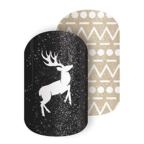 Dash Away   Jamberry Nail Wraps   Full Sheet   Christmas Reindeer