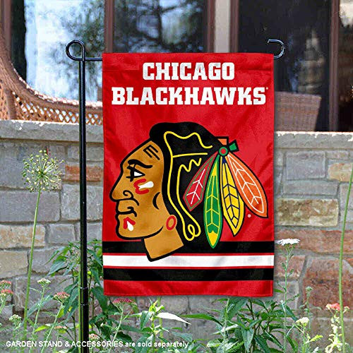 WinCraft Chicago Blackhawks Red Double Sided Garden Flag WinCraft Chicago Blackhawks Red Double Sided Garden Flag