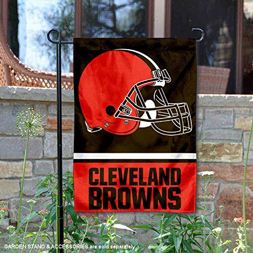 WinCraft Cleveland Browns Double Sided Garden Flag WinCraft Cleveland Browns Double Sided Garden Flag