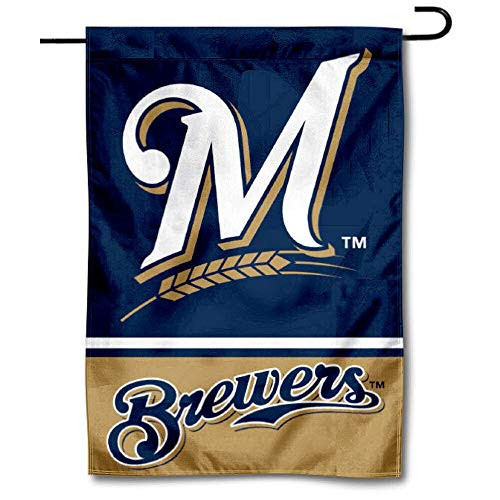 WinCraft Milwaukee Baseball Double Sided Garden Flag