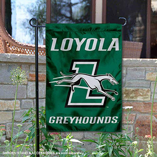 College Flags   Banners Co  Loyola Maryland Greyhounds Garden Flag