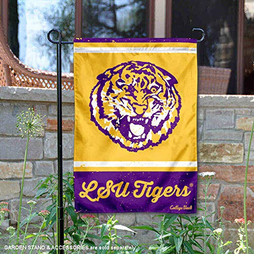 WinCraft Louisiana State LSU Tigers Vintage Retro Throwback Garden Flag
