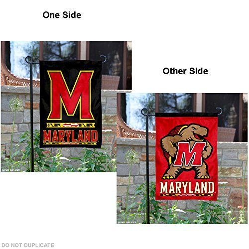 College Flags Banners Co Maryland Terrapins Dual Logo Garden Flag College Flags Banners Co Maryland Terrapins Dual Logo Garden Flag