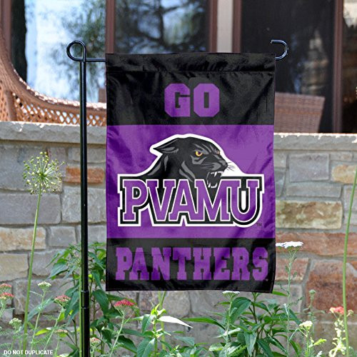 College Flags   Banners Co  Prairie View A M Panthers Garden Flag
