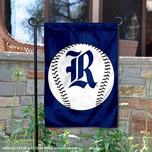 Rice Owls Baseball Garden Flag and Yard Banner