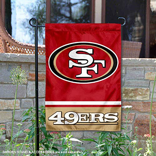 WinCraft San Francisco 49ers Double Sided Garden Flag