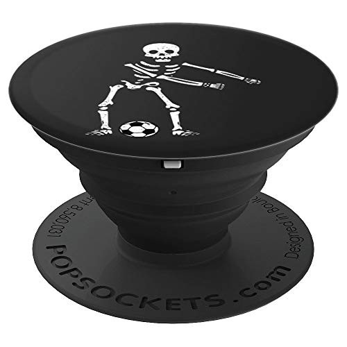 Flossing Skeleton Funny Soccer Lover Floss Dance PopSockets Grip and Stand for Phones and Tablets